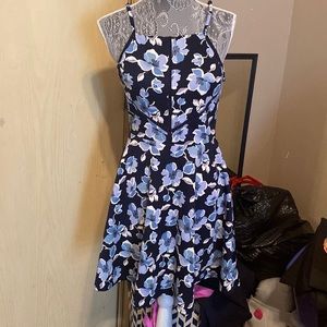 Beautiful navy flower dress from Alter’d State